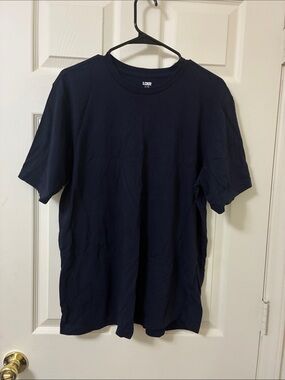 Men's Solid Navy Crew Neck T-Shirt by LCKR by Foot Locker